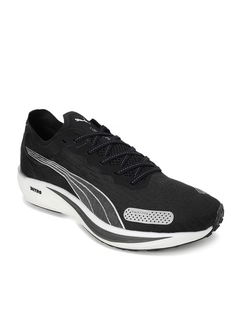 Puma Men's Liberate Nitro 2 Black Running Shoes