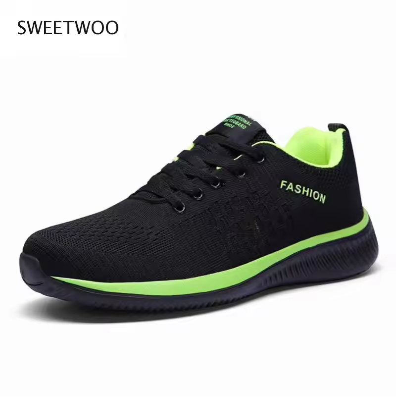 New Hot Sale Men Casual Shoes Lace Up Comfortable Men's Shoes Ultralight Walking Sneakers Size