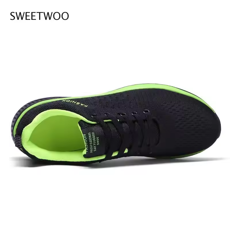 New Hot Sale Men Casual Shoes Lace Up Comfortable Men's Shoes Ultralight Walking Sneakers Size