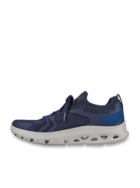 Skechers Men's GO RUN GLIDE-STEP FLEX-RADAR Navy Running Shoes