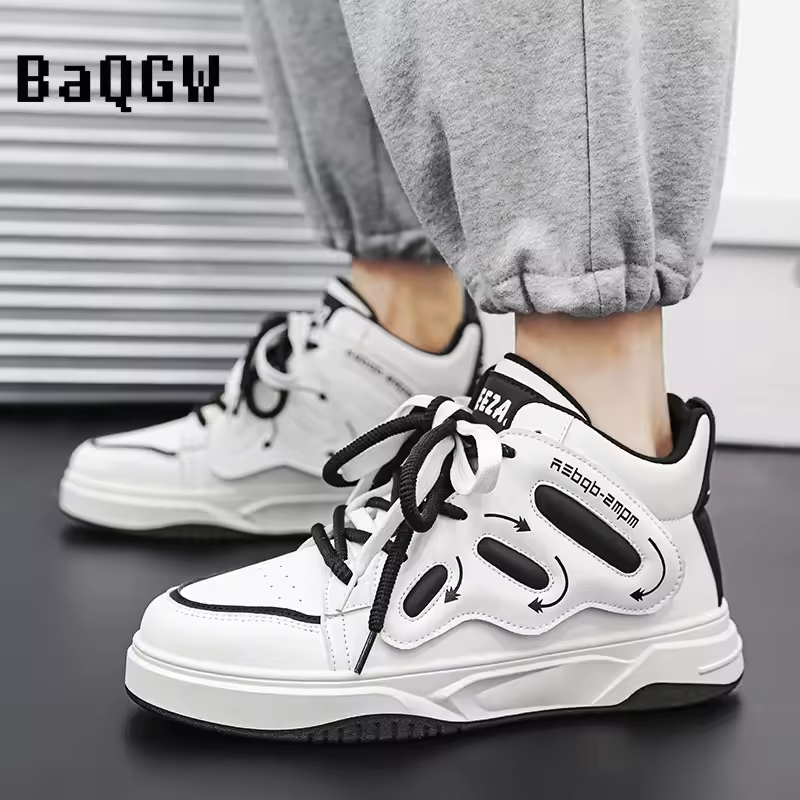 Mens Skate Shoes Outdoor Fashion Student Casual Sneakers Designer Versatile Comfortable Sport Running Shoes Lace-up Non-slip