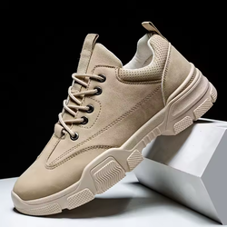 New Arrival Elegant Sneakers Boys Sport Wedges Shoes Men Autumn Suede Sneakers Man Comfortable Shoes Casual Tennis