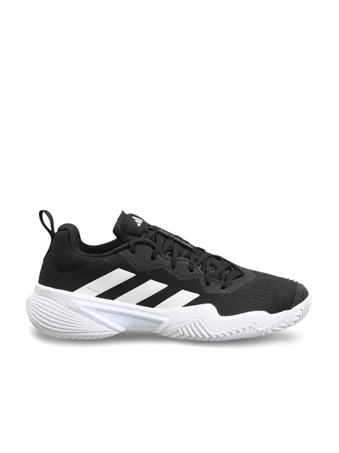 Adidas Men's Barricade Black Tennis Shoes