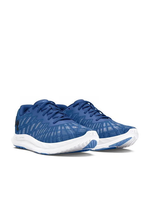 UNDER ARMOUR Men's Charged Blue Running Shoes