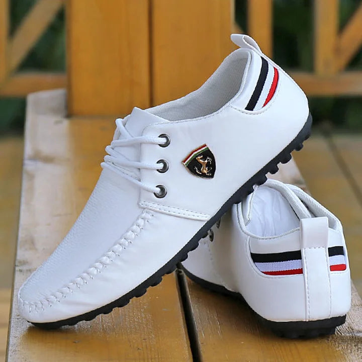 New Style Breathable Men's Lightweight Loafers Shoes British Sneakers