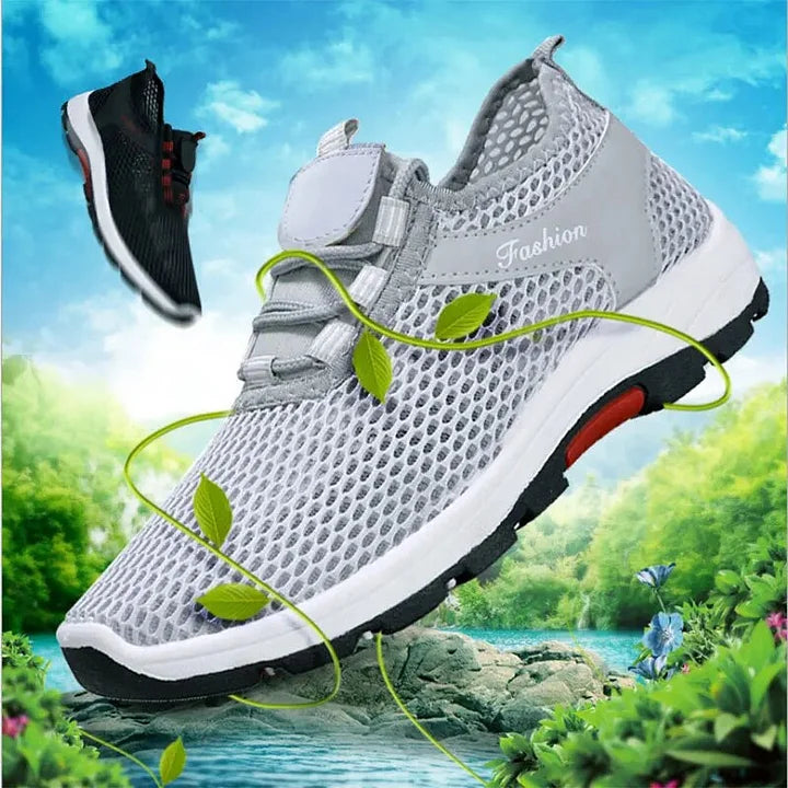 New Breathable Shoes Versatile Front Lace Up Fashion Running Shoes Men's Shoes