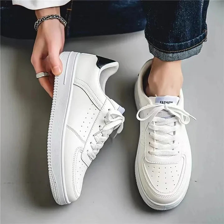 Men's Sneakers 2024Designer Fashion Leather Casual Shoes for Men Breathable Running Shoes