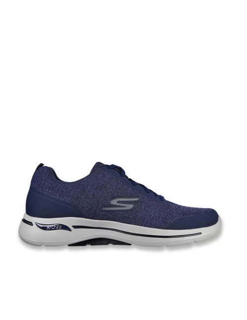 Skechers Men's GO WALK ARCH FIT ORION Navy Running Shoes