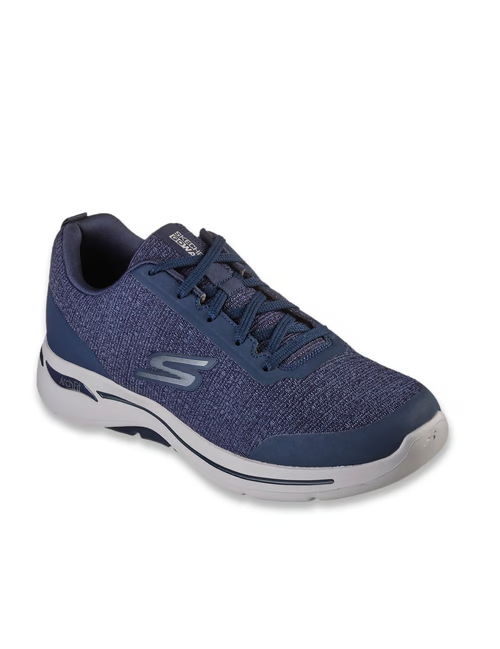 Skechers Men's GO WALK ARCH FIT ORION Navy Running Shoes