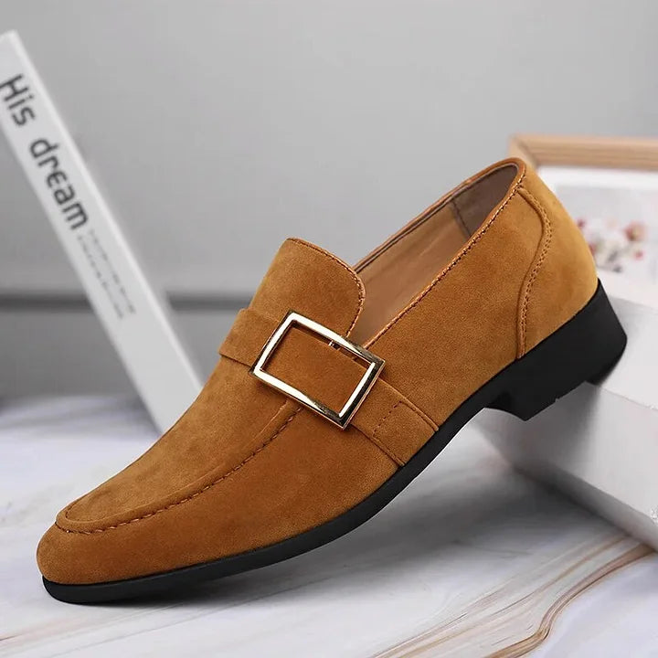 Business Shoes Loafers Men Dress Shoes Faux Suede Driving Shoes