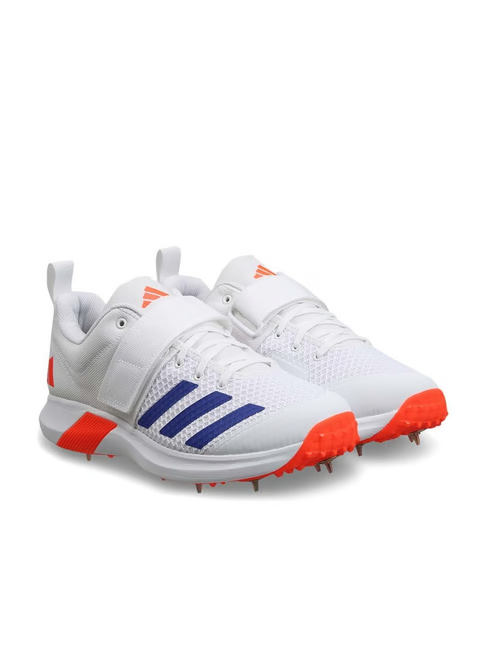 Adidas Men's Adipower Vector 20 White Cricket Shoes