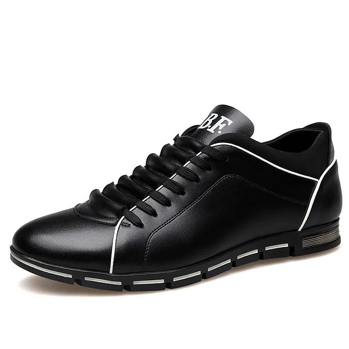 Men Casual Shoes Breathable Pu Leather Business Shoes Man Sneakers