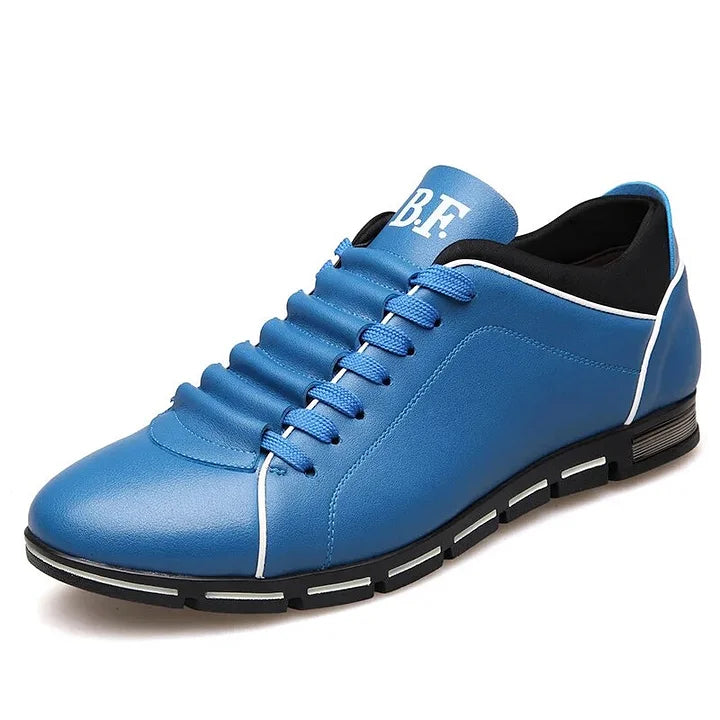 Men Casual Shoes Breathable Pu Leather Business Shoes Man Sneakers