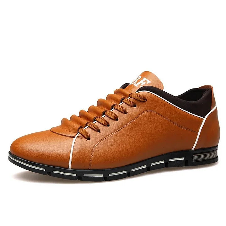 Men Casual Shoes Breathable Pu Leather Business Shoes Man Sneakers