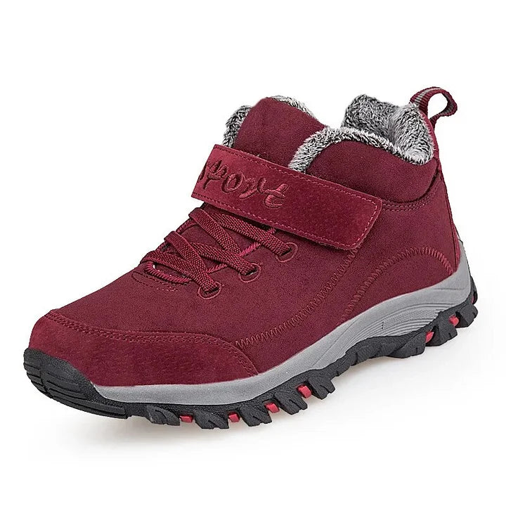 Winter Men Boots Plush Leather Waterproof Sneakers