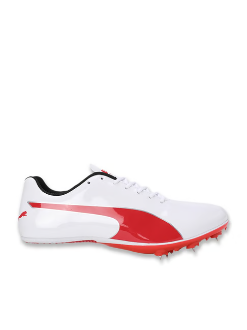 Puma Men's evoSPEED White Cricket Shoes