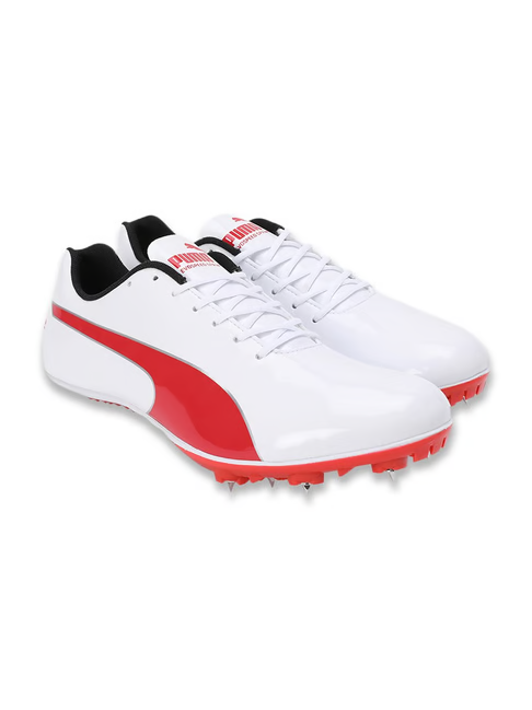 Puma Men's evoSPEED White Cricket Shoes